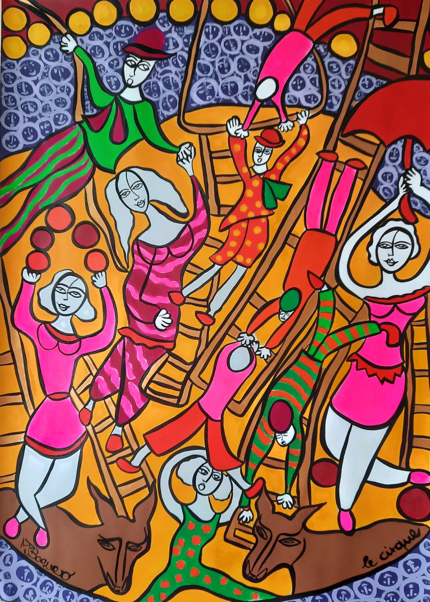 Cirque divers peintures 13