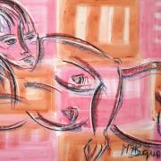 Femmes pastel acryl 5